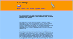Desktop Screenshot of kranenburgia.nl