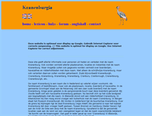 Tablet Screenshot of kranenburgia.nl